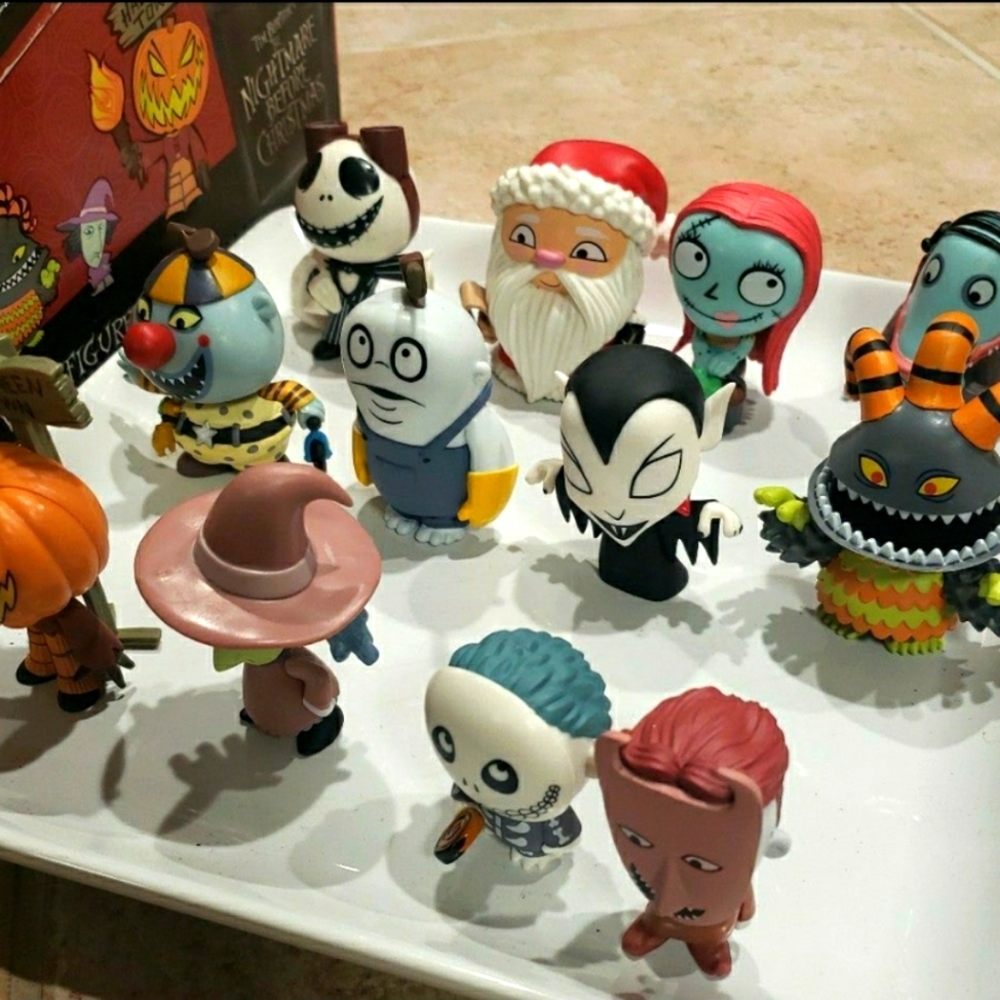 NIGHTMARE BEFORE CHRISTMAS FUNKO SERIES 2 COMPLETE SET